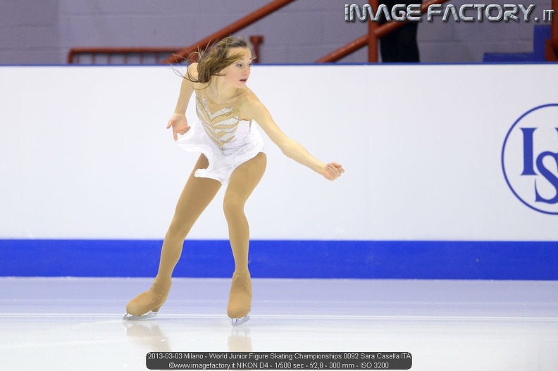 2013-03-03 Milano - World Junior Figure Skating Championships 0092 Sara Casella ITA.jpg